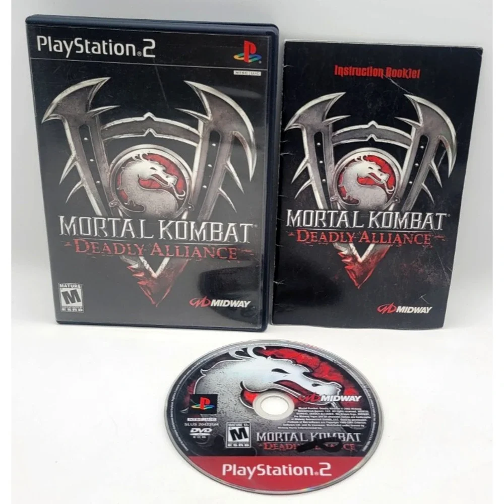 Mortal Kombat: Deadly Alliance (Sony Playstation 2, 2002) COMPLETE IN BOX CIB